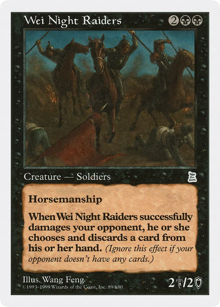 Wei Night Raiders — Portal Three Kingdoms — Magic: The Gathering