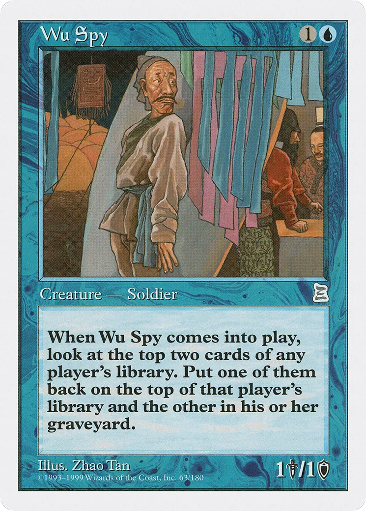 Wu Spy — Portal Three Kingdoms — Magic: The Gathering