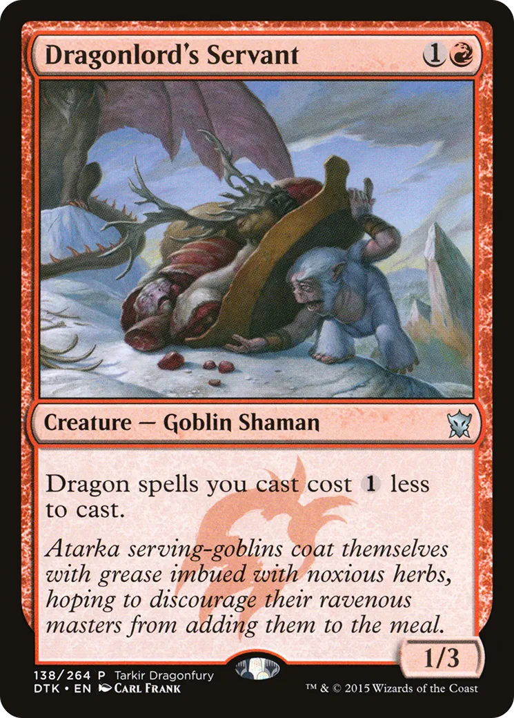 Dragonlord's Servant — Tarkir Dragonfury — Magic: The Gathering