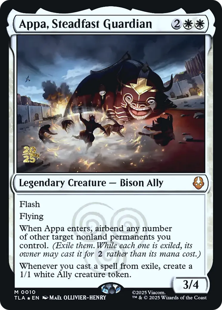 Appa, Steadfast Guardian from Avatar: The Last Airbender Promos - Magic: The Gathering
