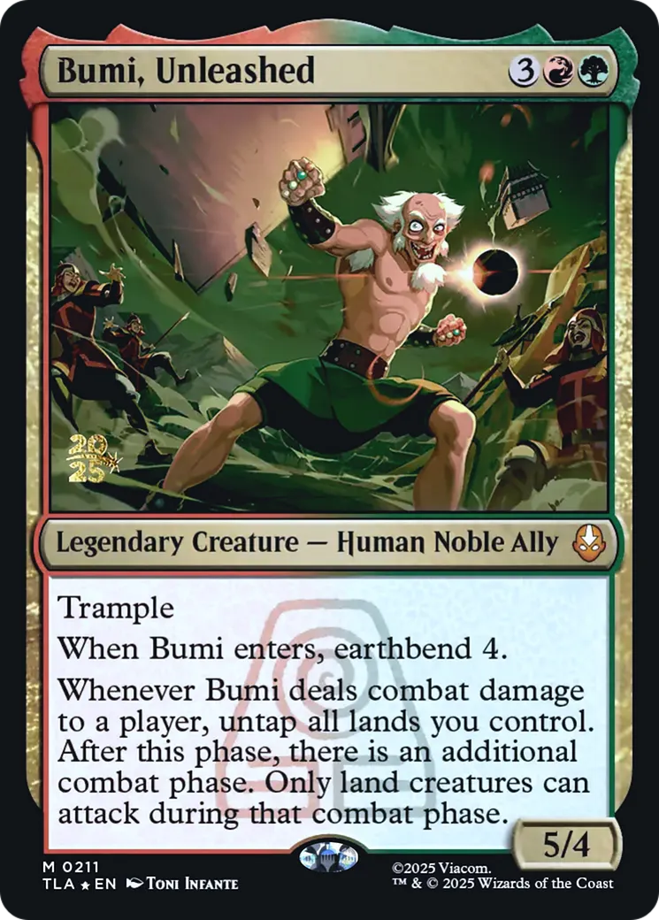 Bumi, déchaîné — Avatar: The Last Airbender Promos — Magic: The Gathering