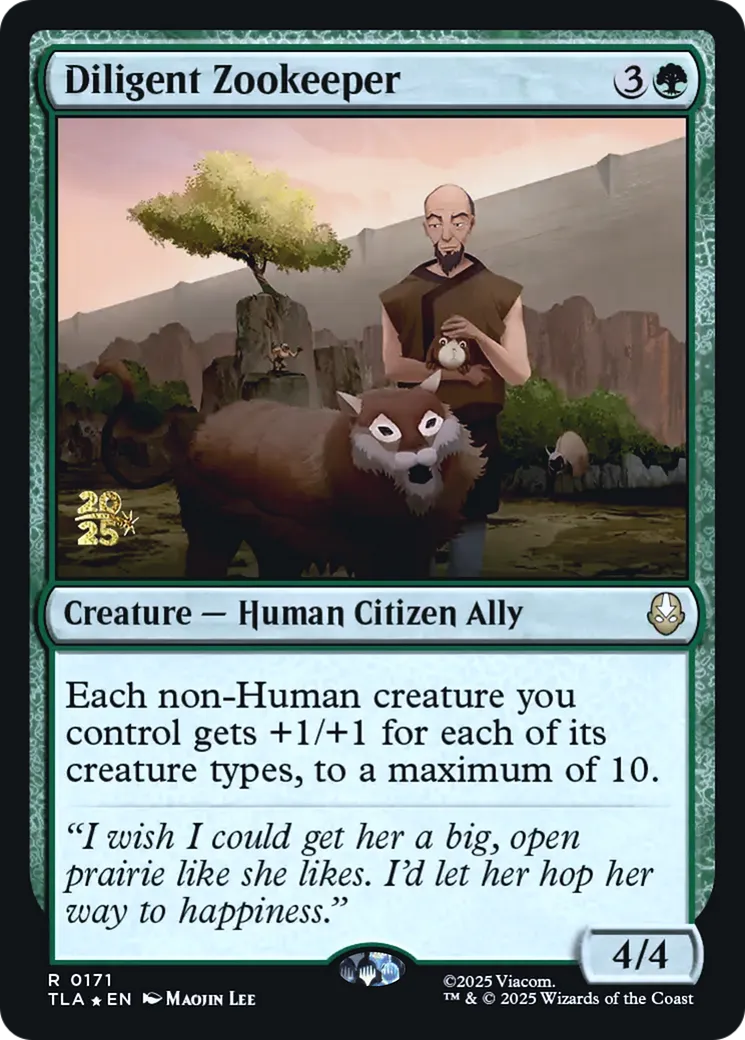 Diligent Zookeeper — Avatar: The Last Airbender Promos — Magic: The Gathering