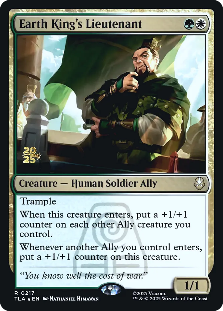 Lieutenant du roi de la Terre — Avatar: The Last Airbender Promos — Magic: The Gathering