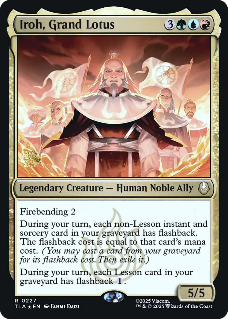 Iroh, Grand lotus from Avatar: The Last Airbender Promos - Magic: The Gathering