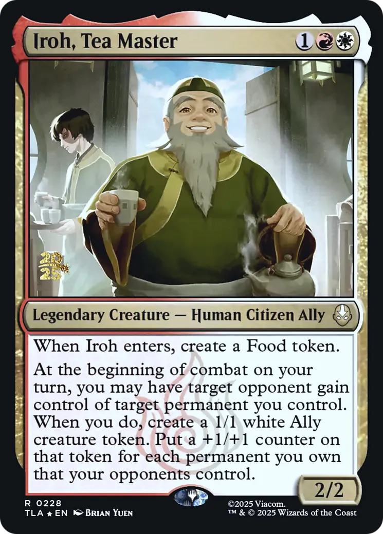 Iroh, Tea Master — Avatar: The Last Airbender Promos — Magic: The Gathering