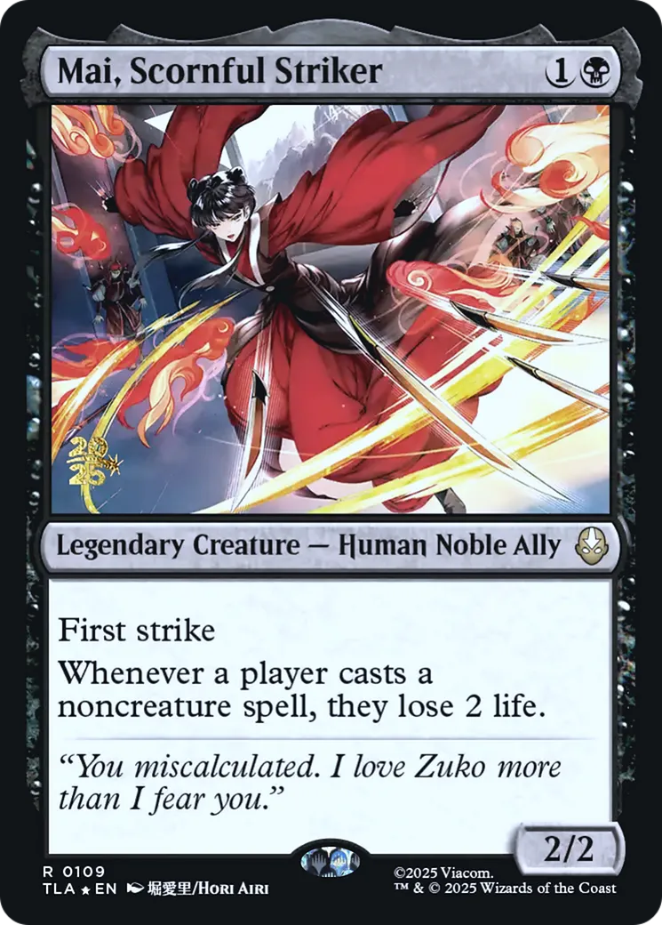 Mai, Scornful Striker — Avatar: The Last Airbender Promos — Magic: The Gathering