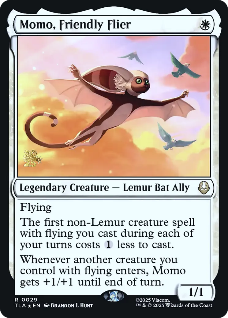 Momo, volant amical — Avatar: The Last Airbender Promos — Magic: The Gathering