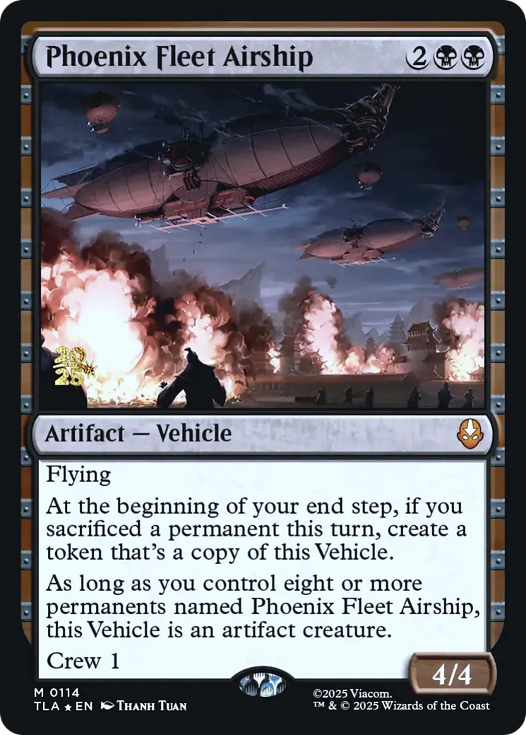 Dirigeable de la flotte du Phénix — Avatar: The Last Airbender Promos — Magic: The Gathering