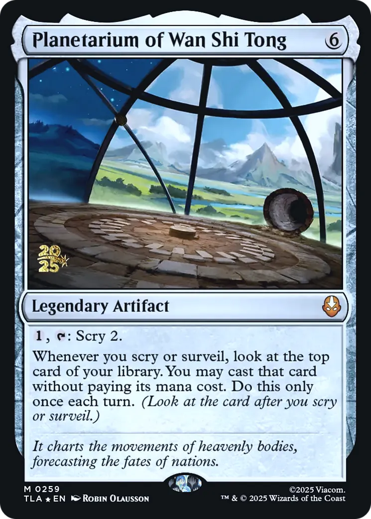 Planetarium of Wan Shi Tong — Avatar: The Last Airbender Promos — Magic: The Gathering