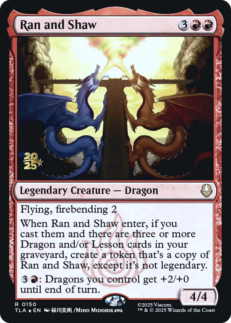 Ran et Shaw — Avatar: The Last Airbender Promos — Magic: The Gathering