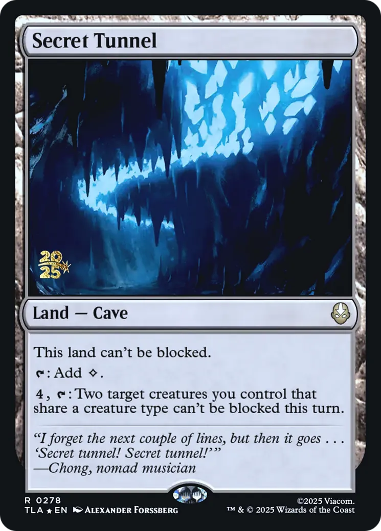 Tunnel secret — Avatar: The Last Airbender Promos — Magic: The Gathering