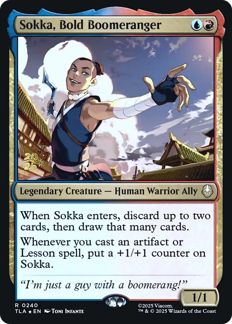 Sokka, boomeranger audacieux — Avatar: The Last Airbender Promos — Magic: The Gathering