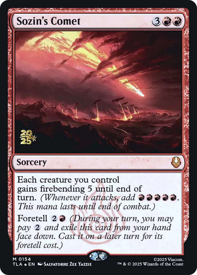 Sozin's Comet — Avatar: The Last Airbender Promos — Magic: The Gathering