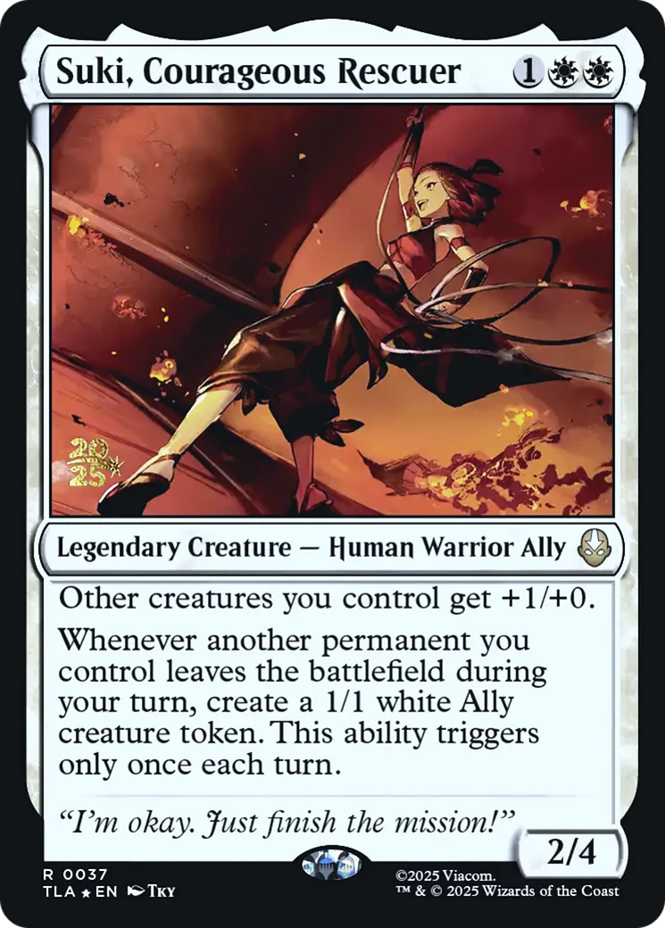 Suki, sauveteuse courageuse — Avatar: The Last Airbender Promos — Magic: The Gathering