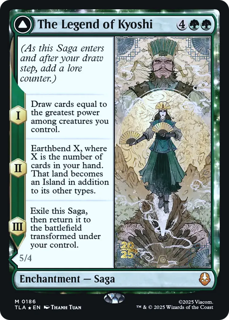 La légende de Kyoshi // Avatar Kyoshi — Avatar: The Last Airbender Promos — Magic: The Gathering