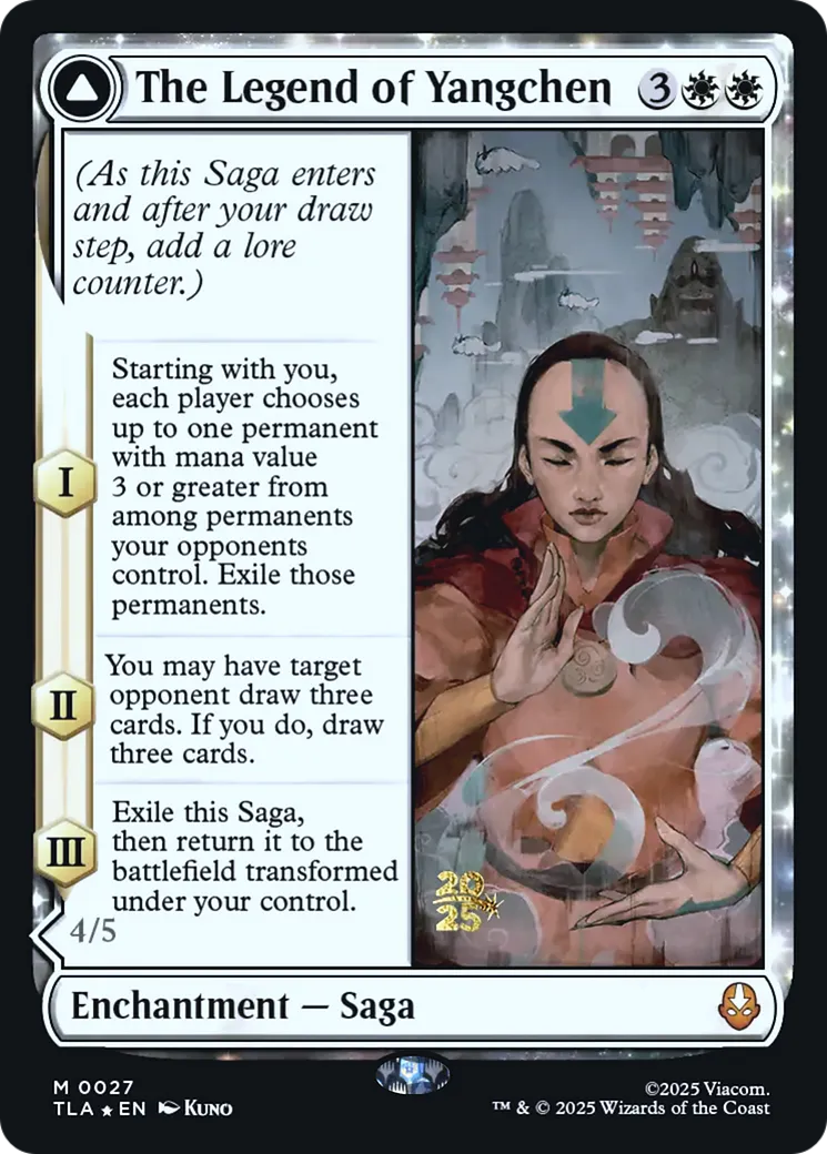 La légende de Yangchen // Avatar Yangchen — Avatar: The Last Airbender Promos — Magic: The Gathering