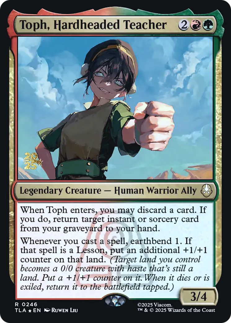 Toph, professeure obstinée — Avatar: The Last Airbender Promos — Magic: The Gathering