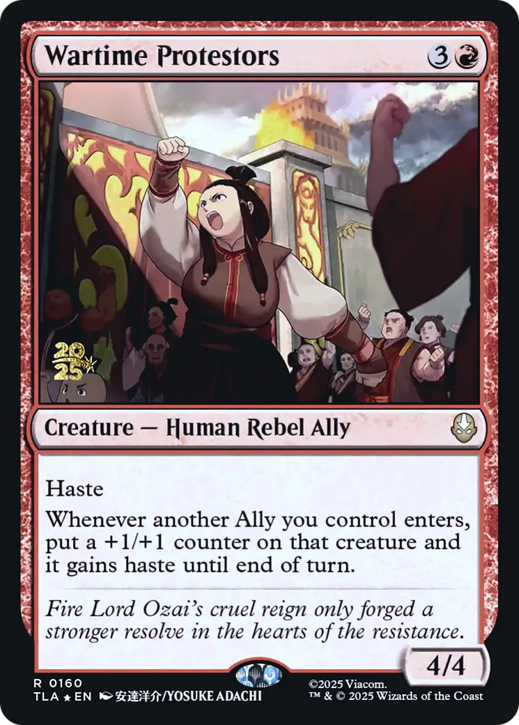 Wartime Protestors — Avatar: The Last Airbender Promos — Magic: The Gathering