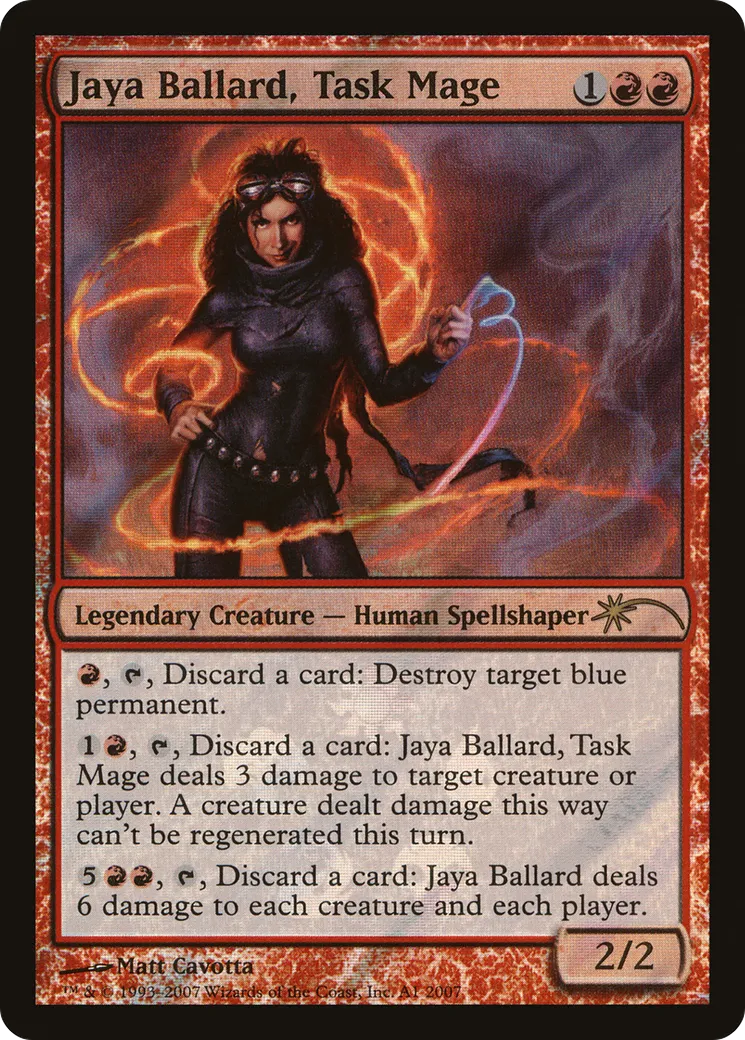 Jaya Ballard, Task Mage — Time Spiral Promos — Magic: The Gathering