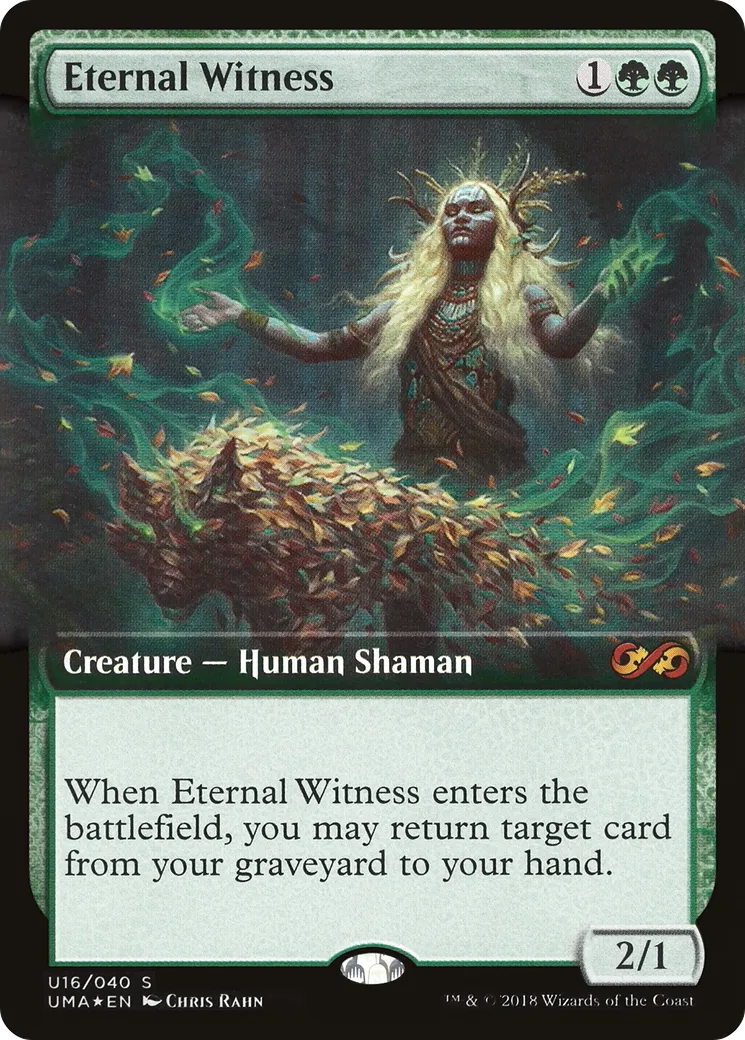 Eternal Witness — Ultimate Box Topper — Magic: The Gathering