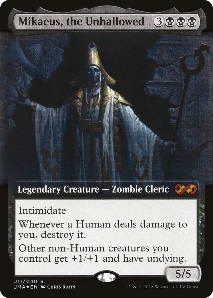 Mikaeus, the Unhallowed — Ultimate Box Topper — Magic: The Gathering