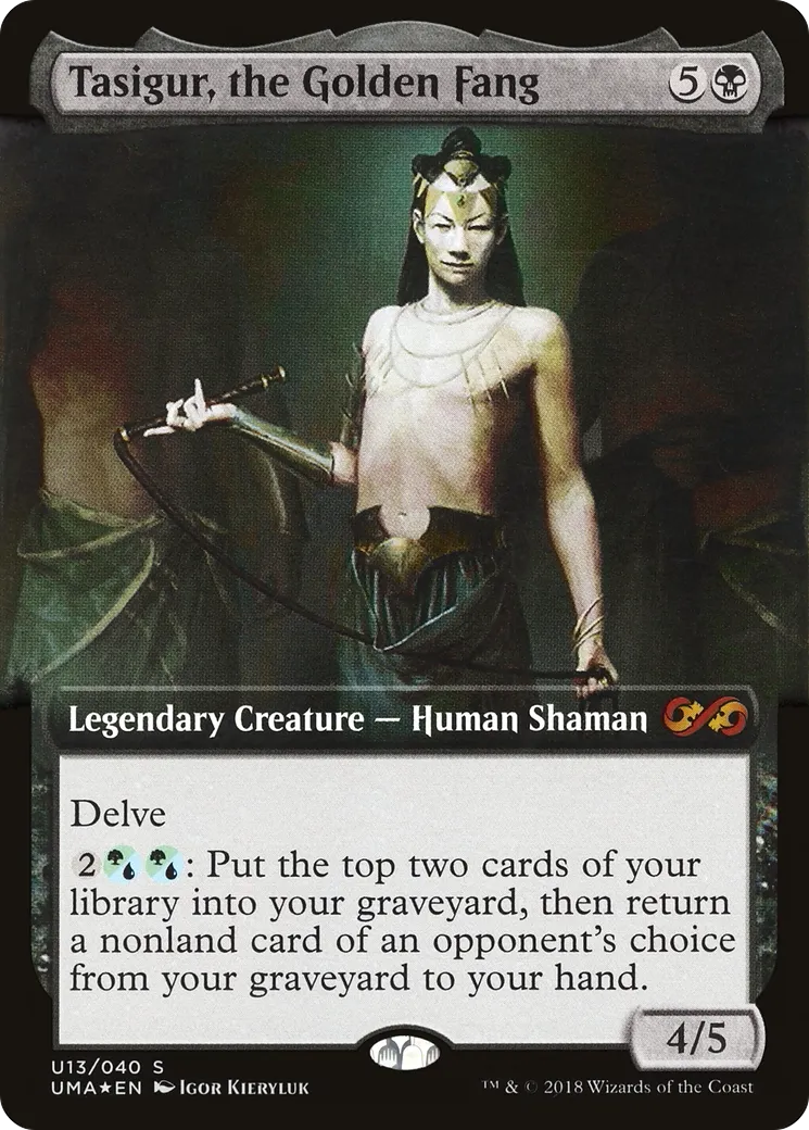 Tasigur, the Golden Fang from Ultimate Box Topper - Magic: The Gathering