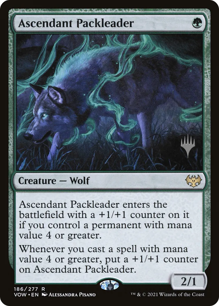 Ascendant Packleader — Innistrad: Crimson Vow Promos — Magic: The Gathering