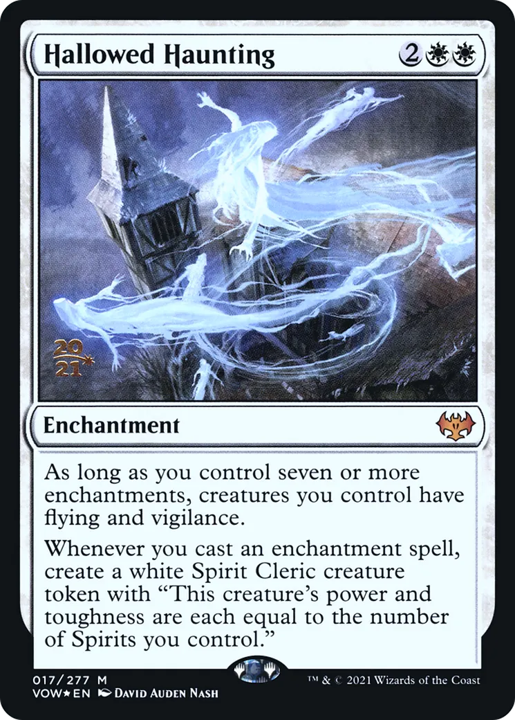Hantise sacrée — Innistrad: Crimson Vow Promos — Magic: The Gathering