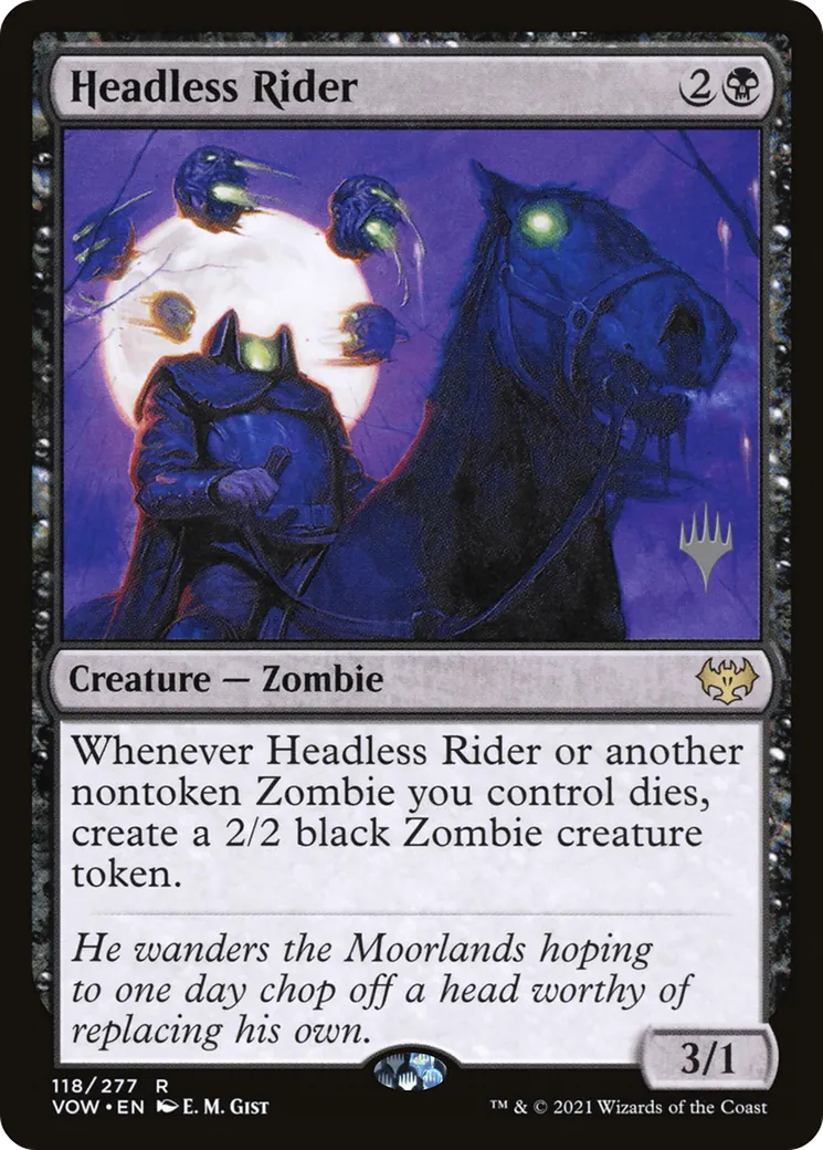 Cavalier sans tête — Innistrad: Crimson Vow Promos — Magic: The Gathering