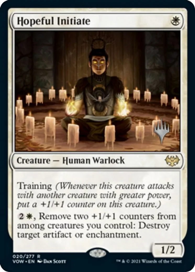 Hopeful Initiate — Innistrad: Crimson Vow Promos — Magic: The Gathering