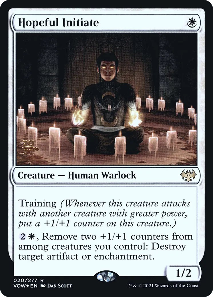 Hopeful Initiate — Innistrad: Crimson Vow Promos — Magic: The Gathering