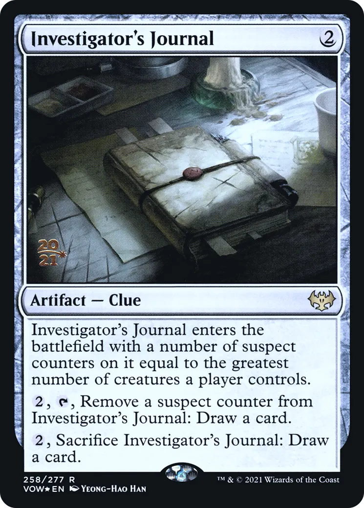 Journal de l'enquêteur — Innistrad: Crimson Vow Promos — Magic: The Gathering