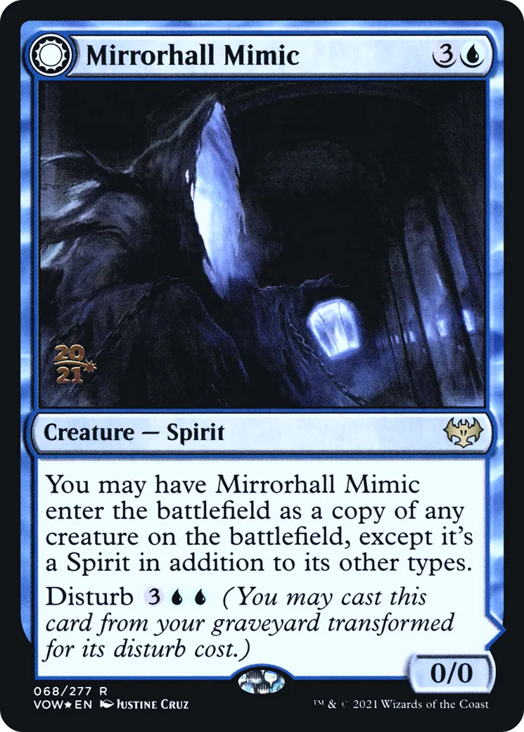 Mimique de la salle aux miroirs // Imitation abominable — Innistrad: Crimson Vow Promos — Magic: The Gathering