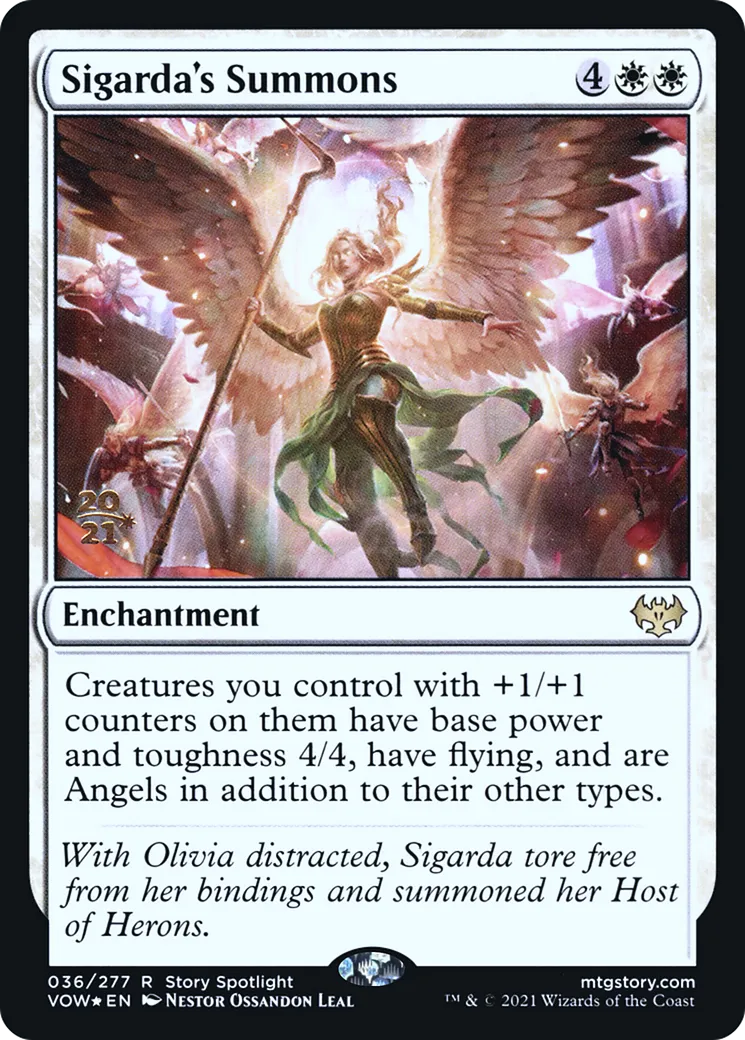 Sigarda's Summons — Innistrad: Crimson Vow Promos — Magic: The Gathering