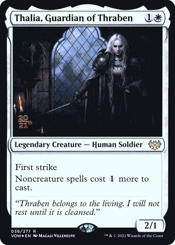 Thalia, Guardian of Thraben — Innistrad: Crimson Vow Promos — Magic: The Gathering
