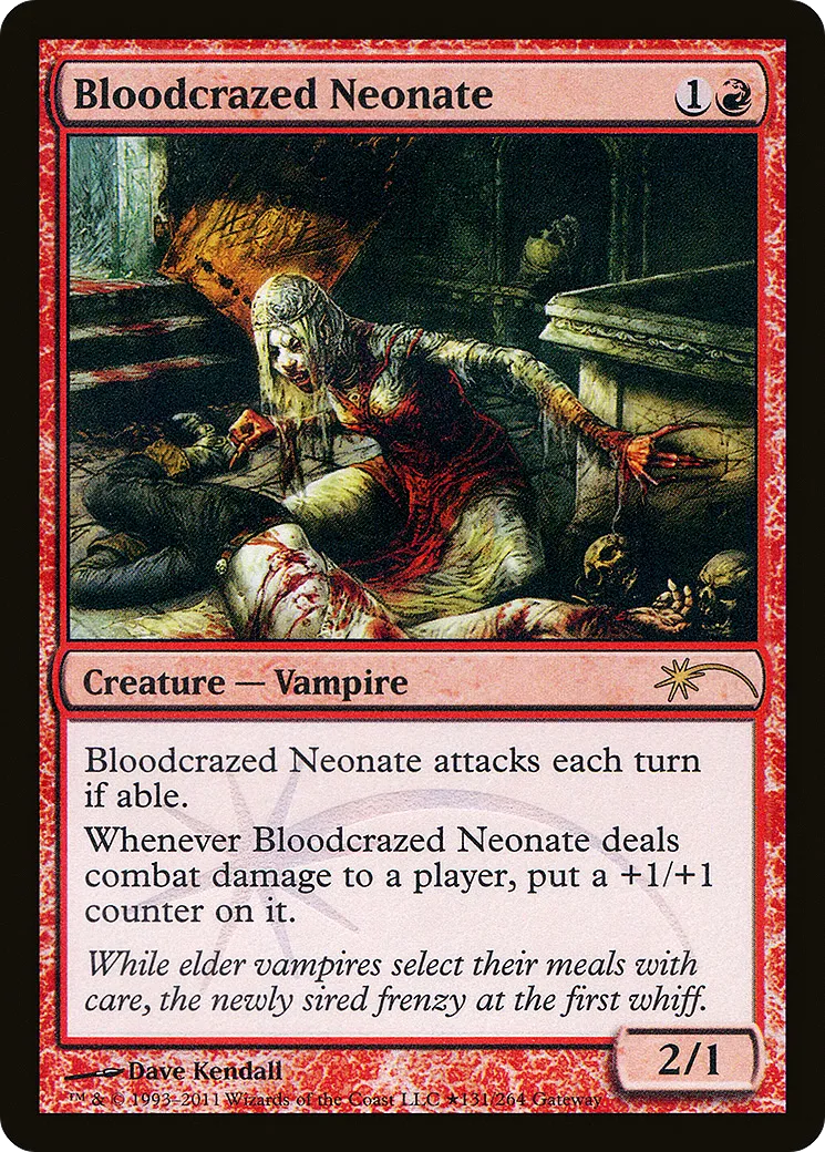 Nouveau-né sanguinaire — Wizards Play Network 2011 — Magic: The Gathering
