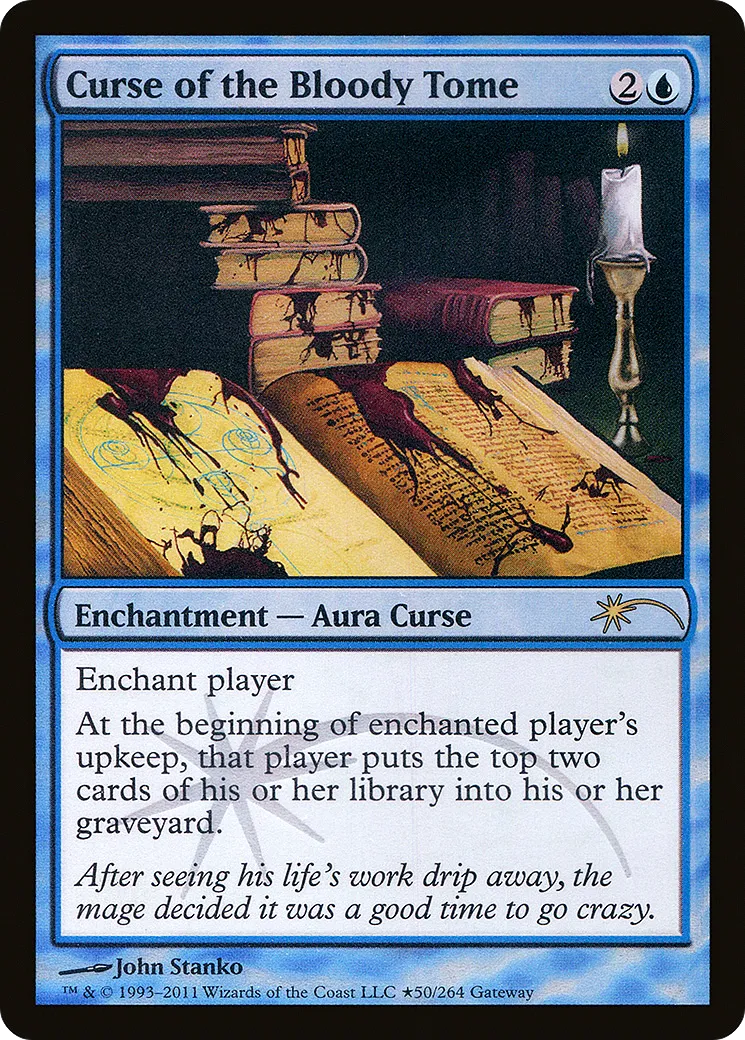 Malédiction du Tome sanguinolent — Wizards Play Network 2011 — Magic: The Gathering