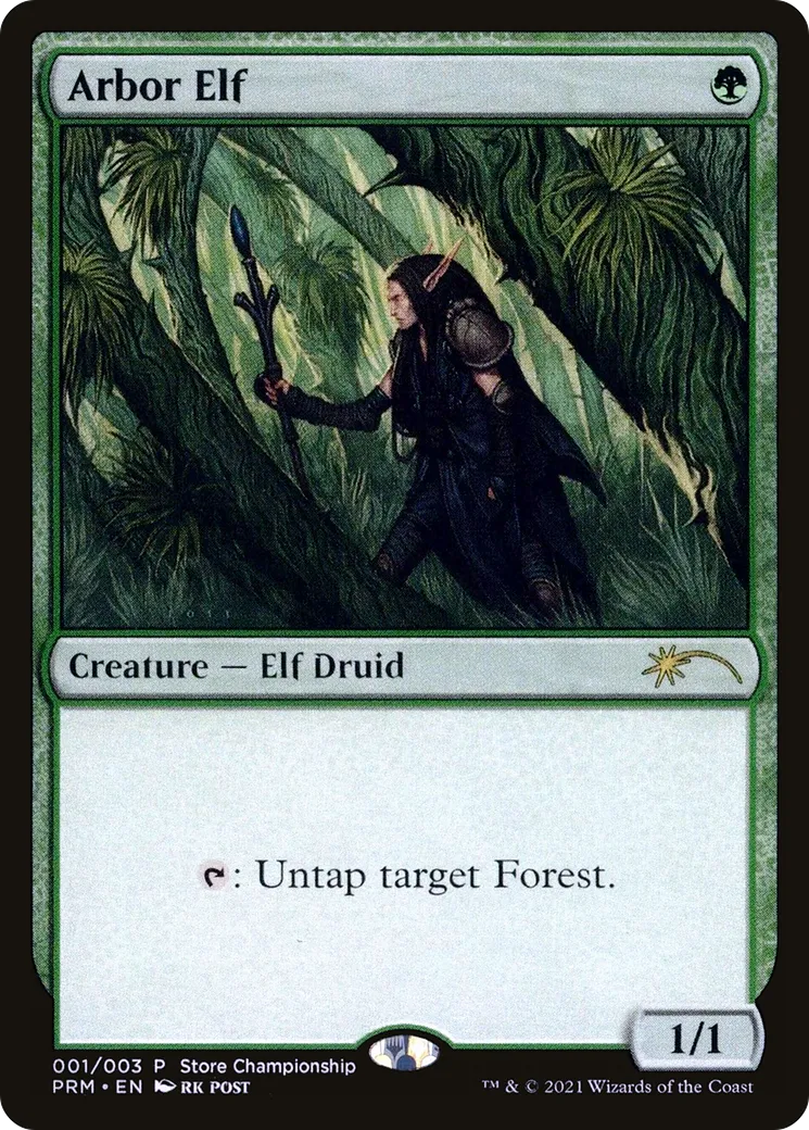 Elfe de la charmille — Wizards Play Network 2021 — Magic: The Gathering