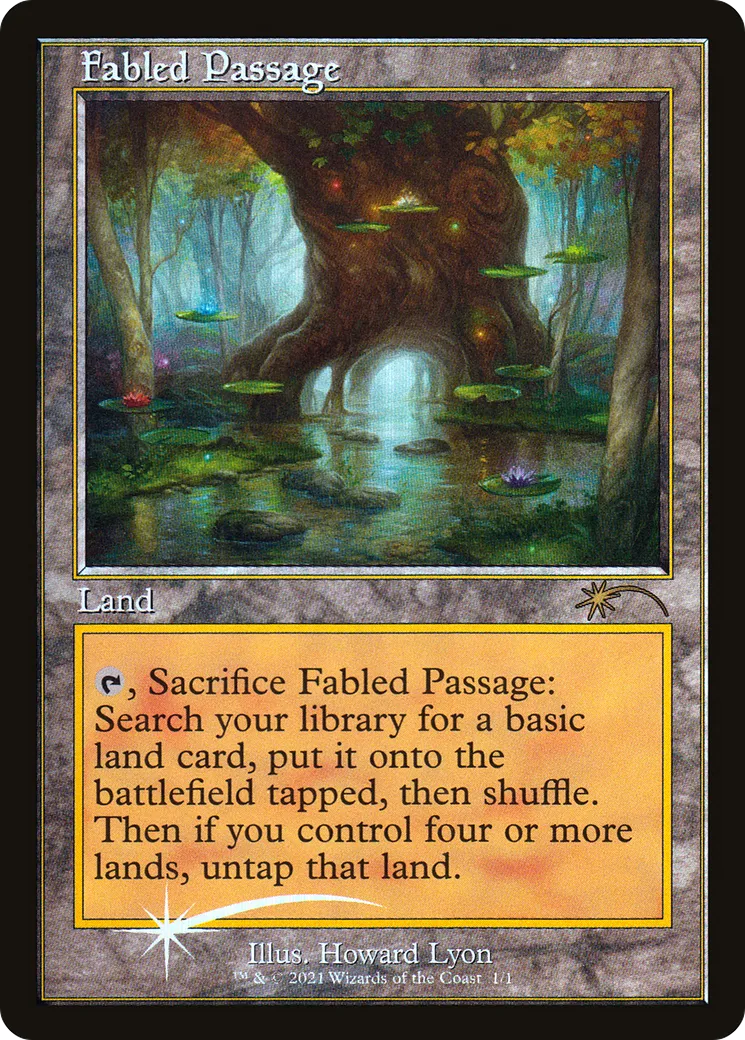 Fabled Passage — Wizards Play Network 2021 — Magic: The Gathering