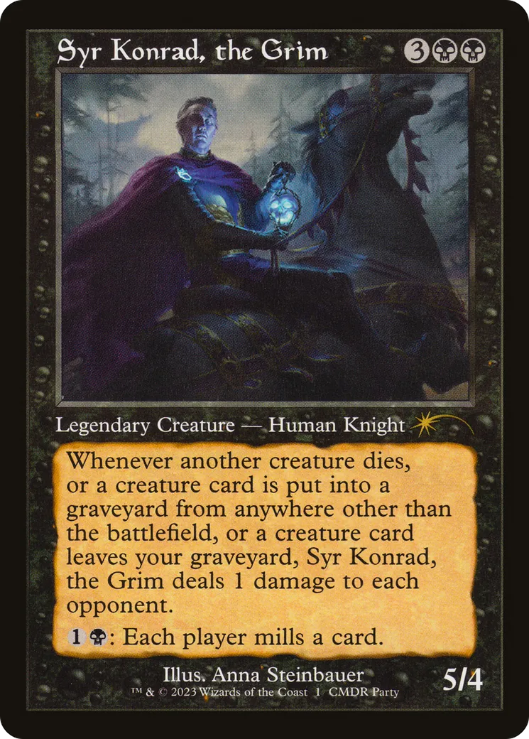 Syr Konrad, the Grim — Wizards Play Network 2023 — Magic: The Gathering