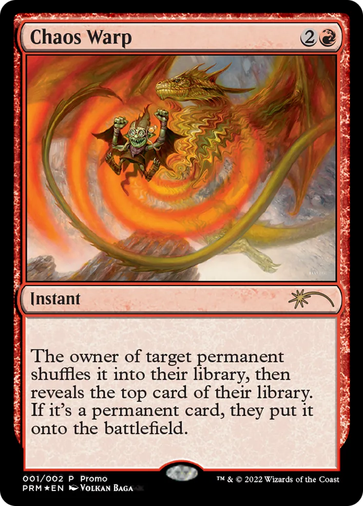Chaos Warp — Wizards Play Network 2024 — Magic: The Gathering