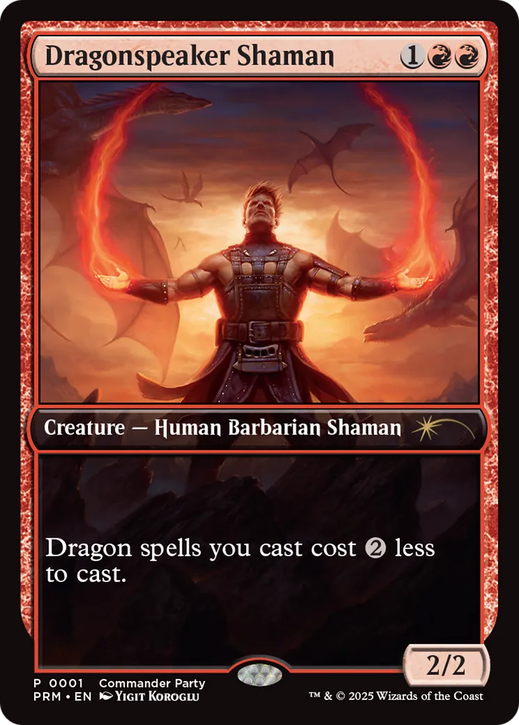 Dragonspeaker Shaman — Wizards Play Network 2025 — Magic: The Gathering