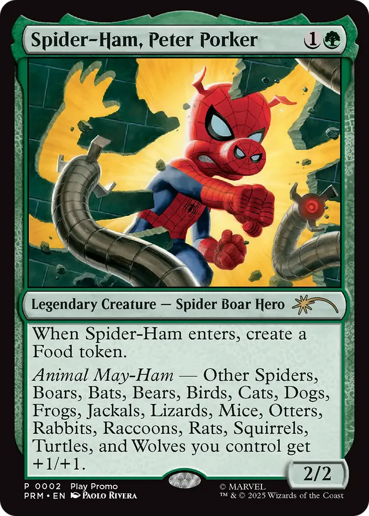 Spider-Cochon, Peter Porker — Wizards Play Network 2025 — Magic: The Gathering