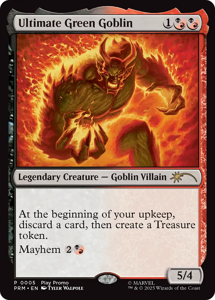 Ultimate Green Goblin — Wizards Play Network 2025 — Magic: The Gathering