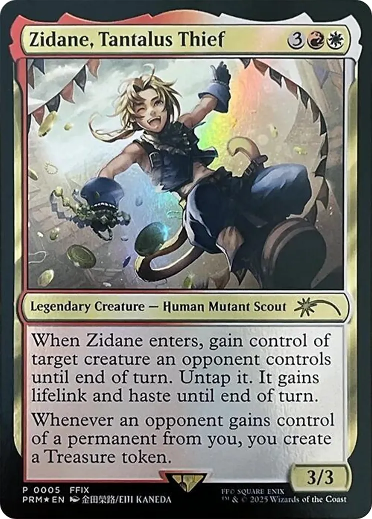 Zidane, Tantalus Thief — Wizards Play Network 2025 — Magic: The Gathering