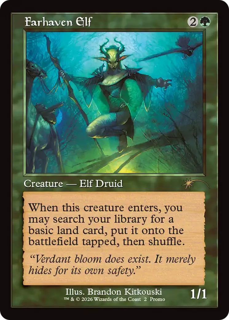 Elfe des horizons lointains — Wizards Play Network 2026 — Magic: The Gathering