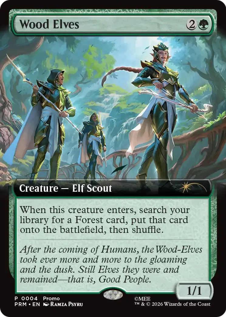 Wood Elves — Wizards Play Network 2026 — Magic: The Gathering