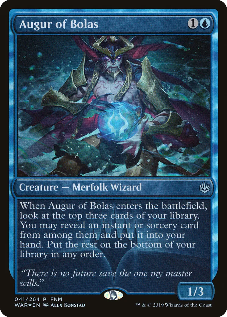 Augur of Bolas — War of the Spark Promos — Magic: The Gathering