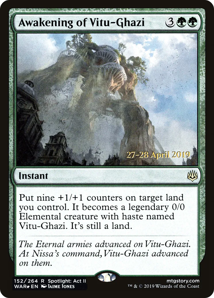Awakening of Vitu-Ghazi — War of the Spark Promos — Magic: The Gathering