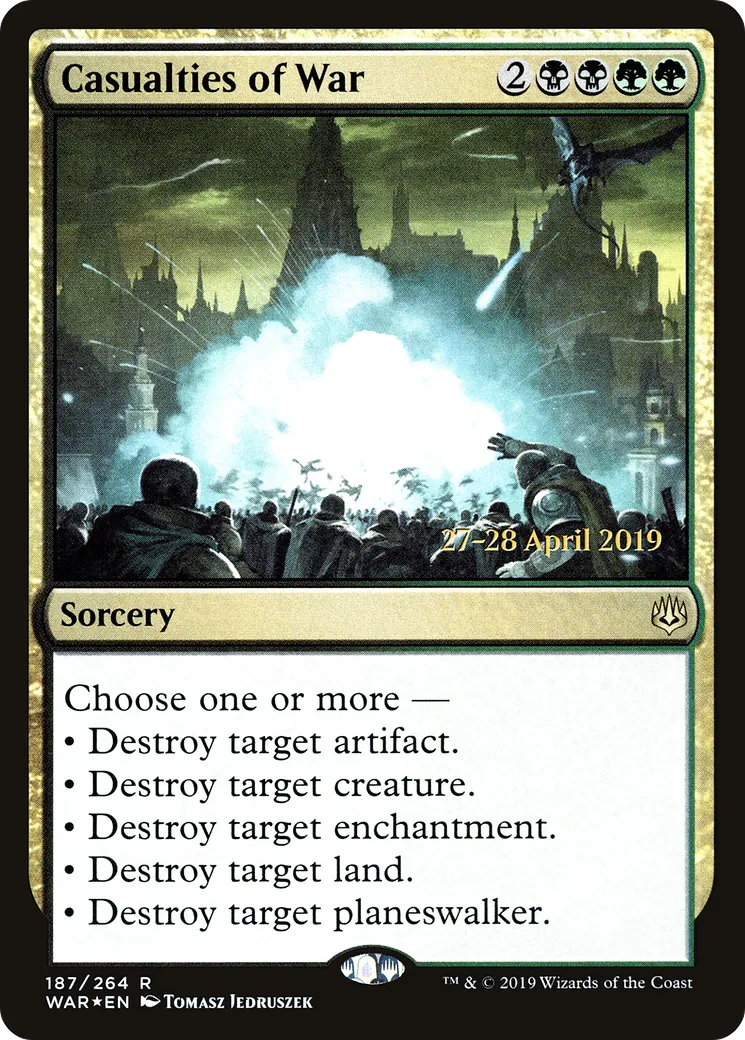 Victimes de la guerre — War of the Spark Promos — Magic: The Gathering